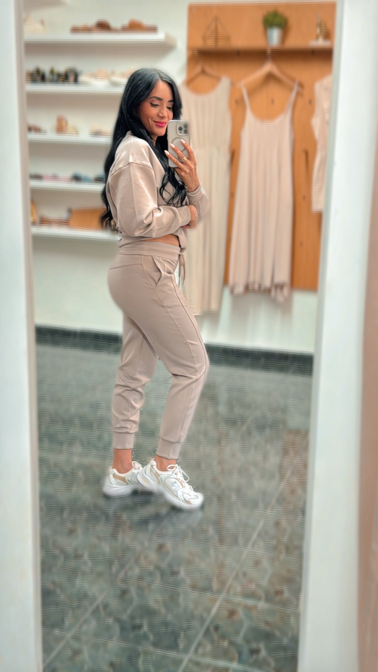 Ash Mocha Pullover Jogger Set