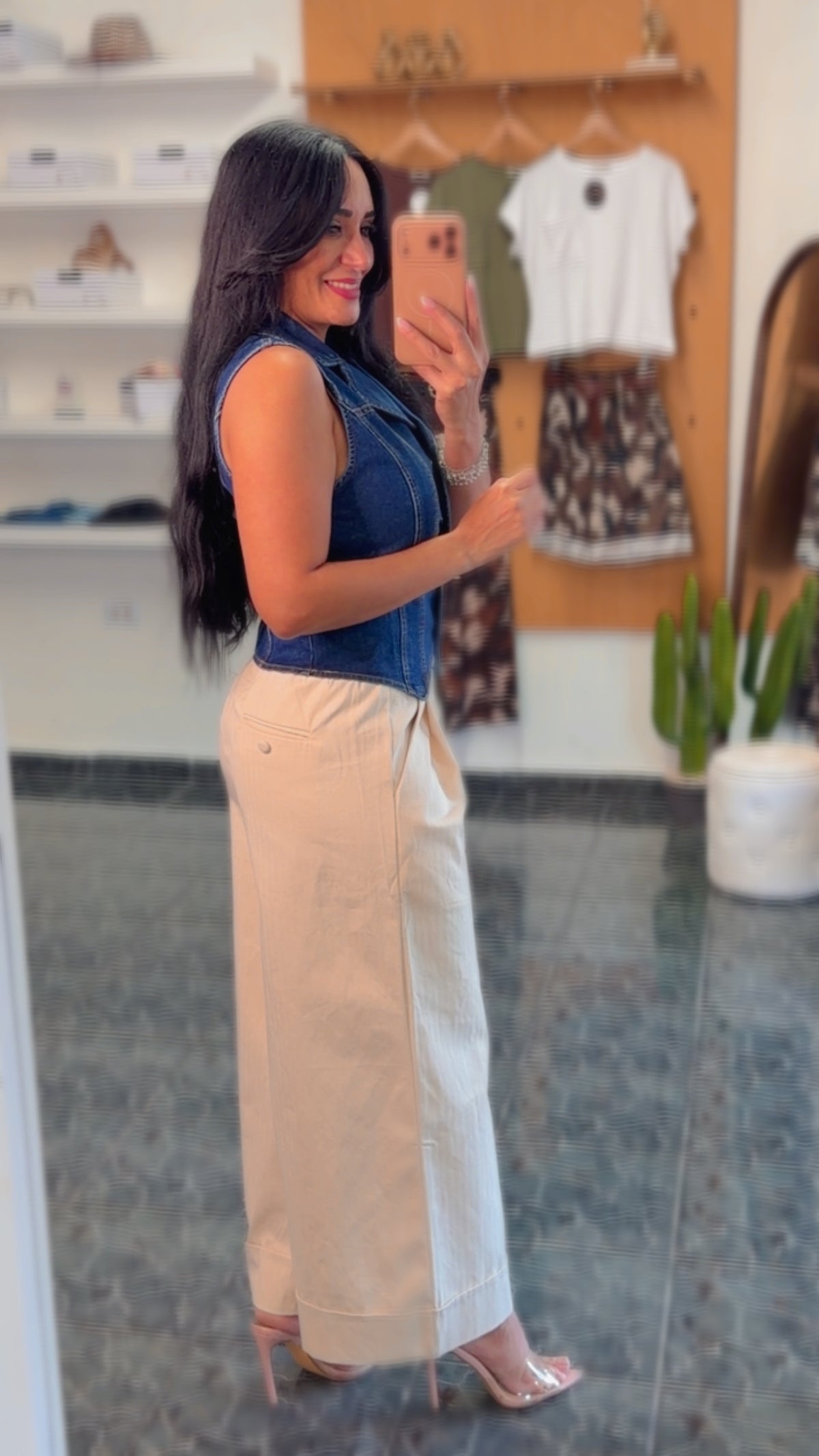 Denim Strechy Vest
