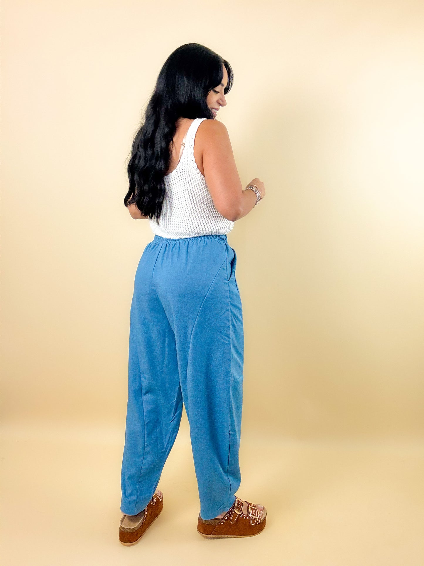 Cotton/Linen Barril Pants
