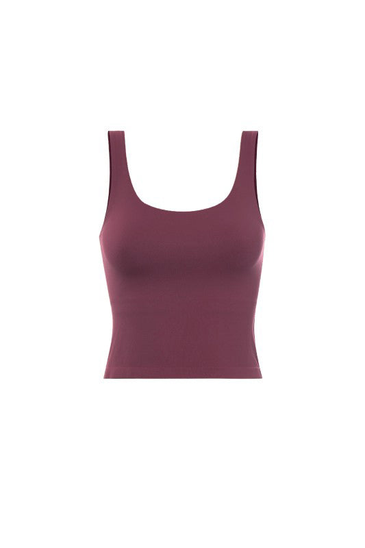 Vino Rosado Onesize Crop Tank