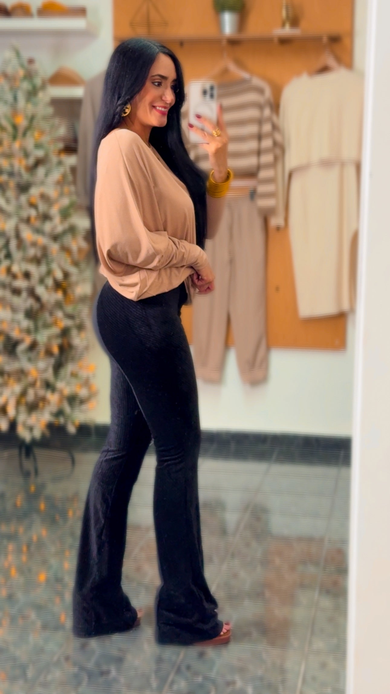 Black Velvet Palazzo