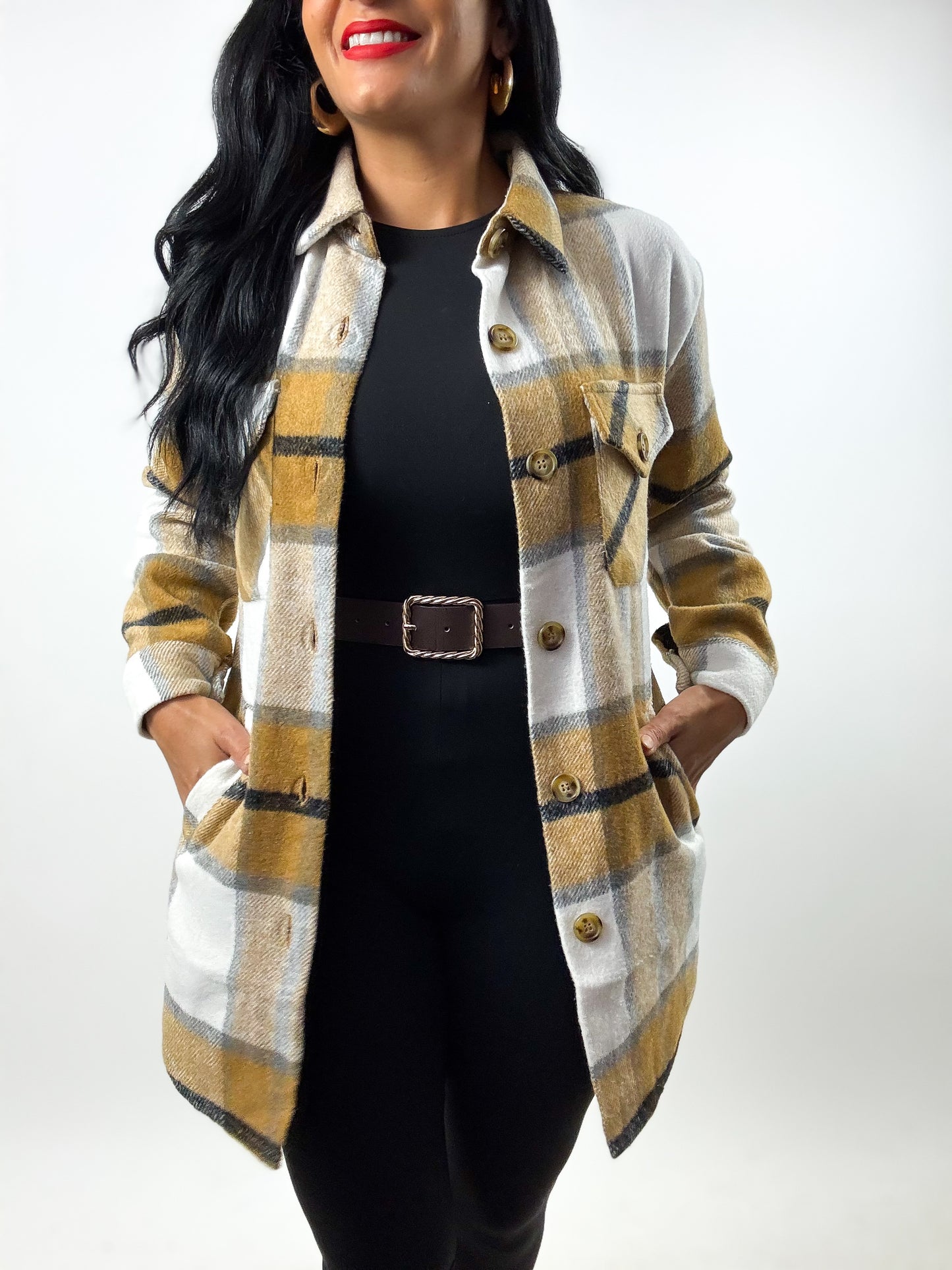 Oversized Button Down Jacket