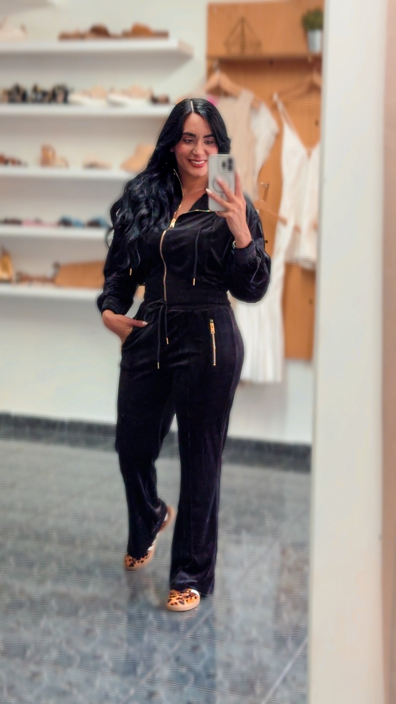 Black Velvet Set