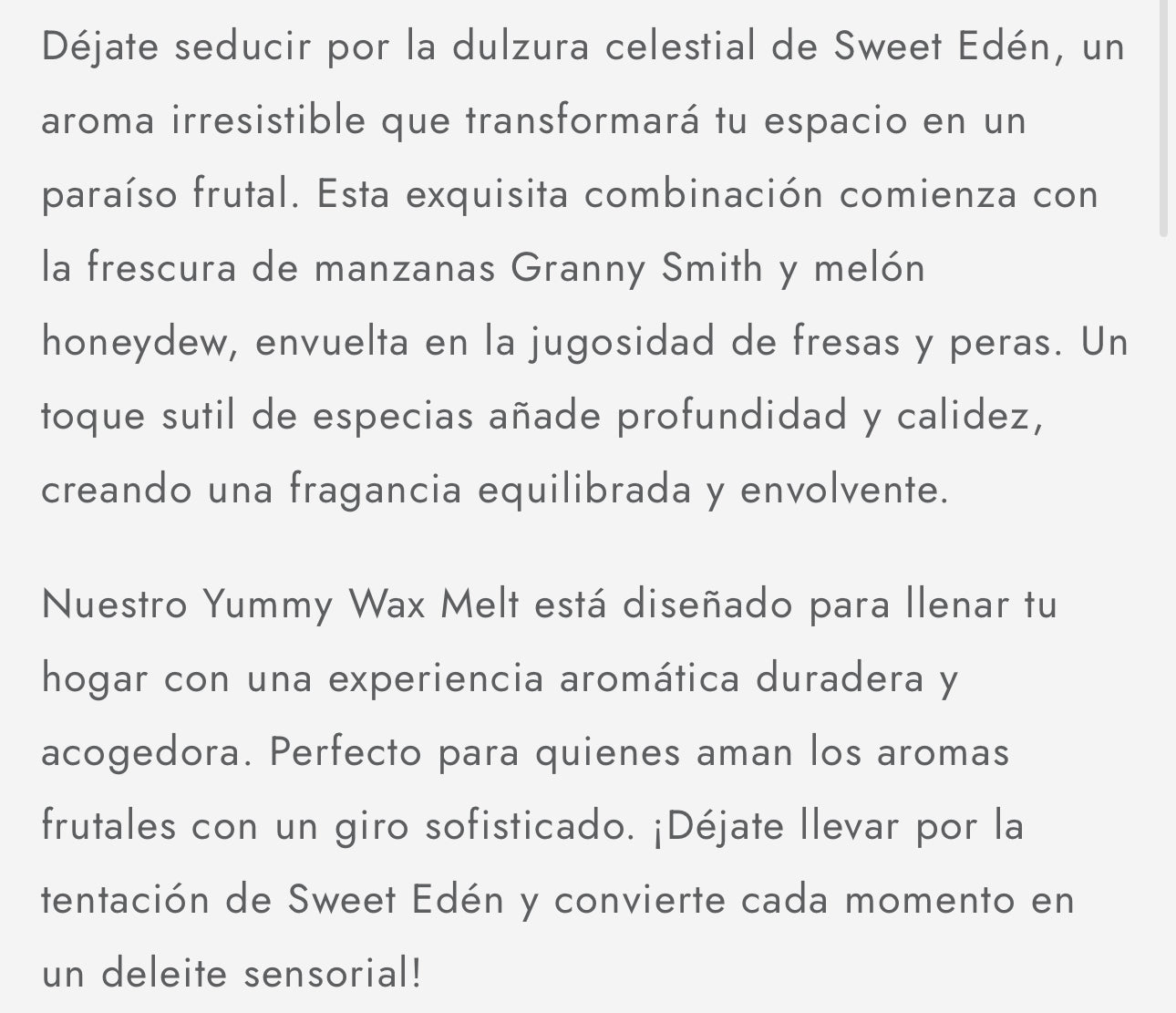Sweet Edén Yummy