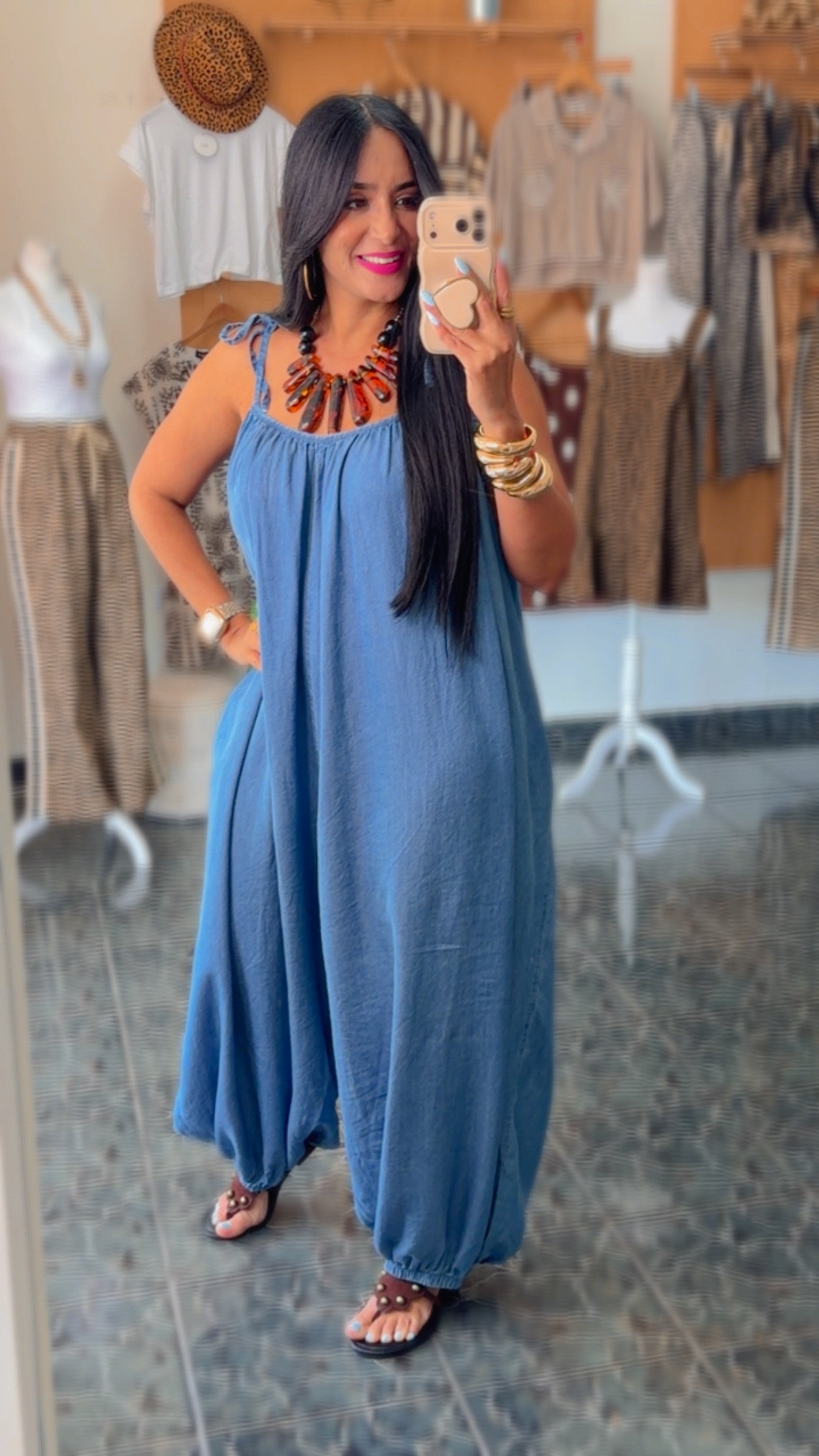 Italy Onesize Tencel Jumpsuit