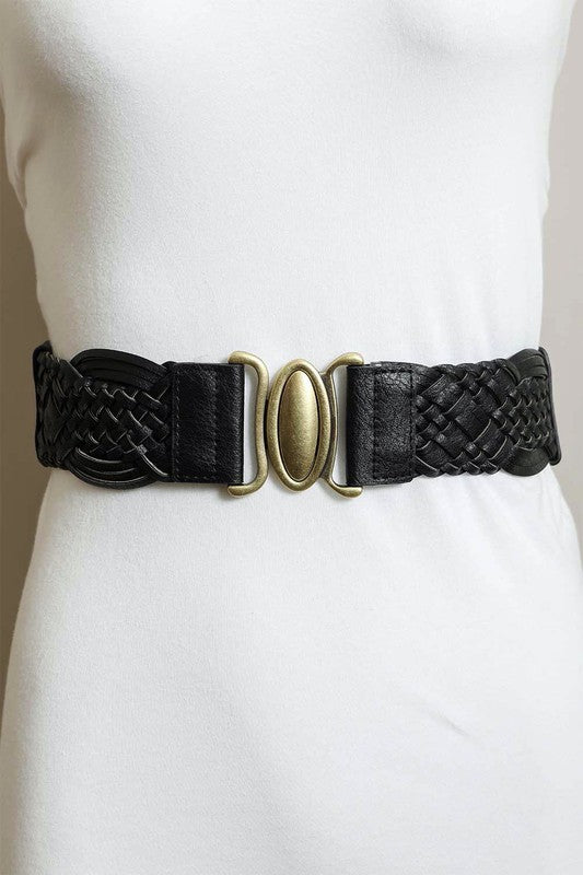 Black Braided Belt