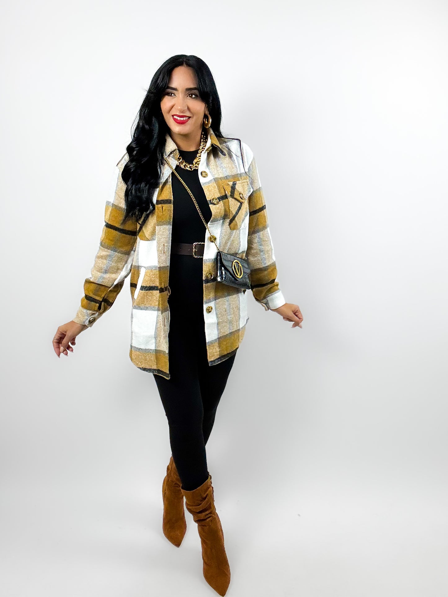 Oversized Button Down Jacket