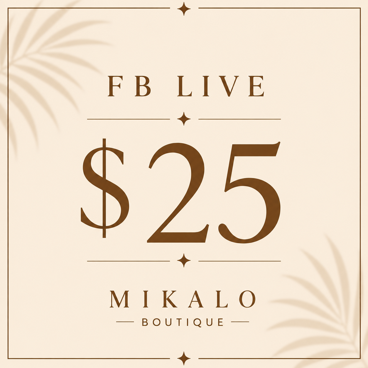 $25.00