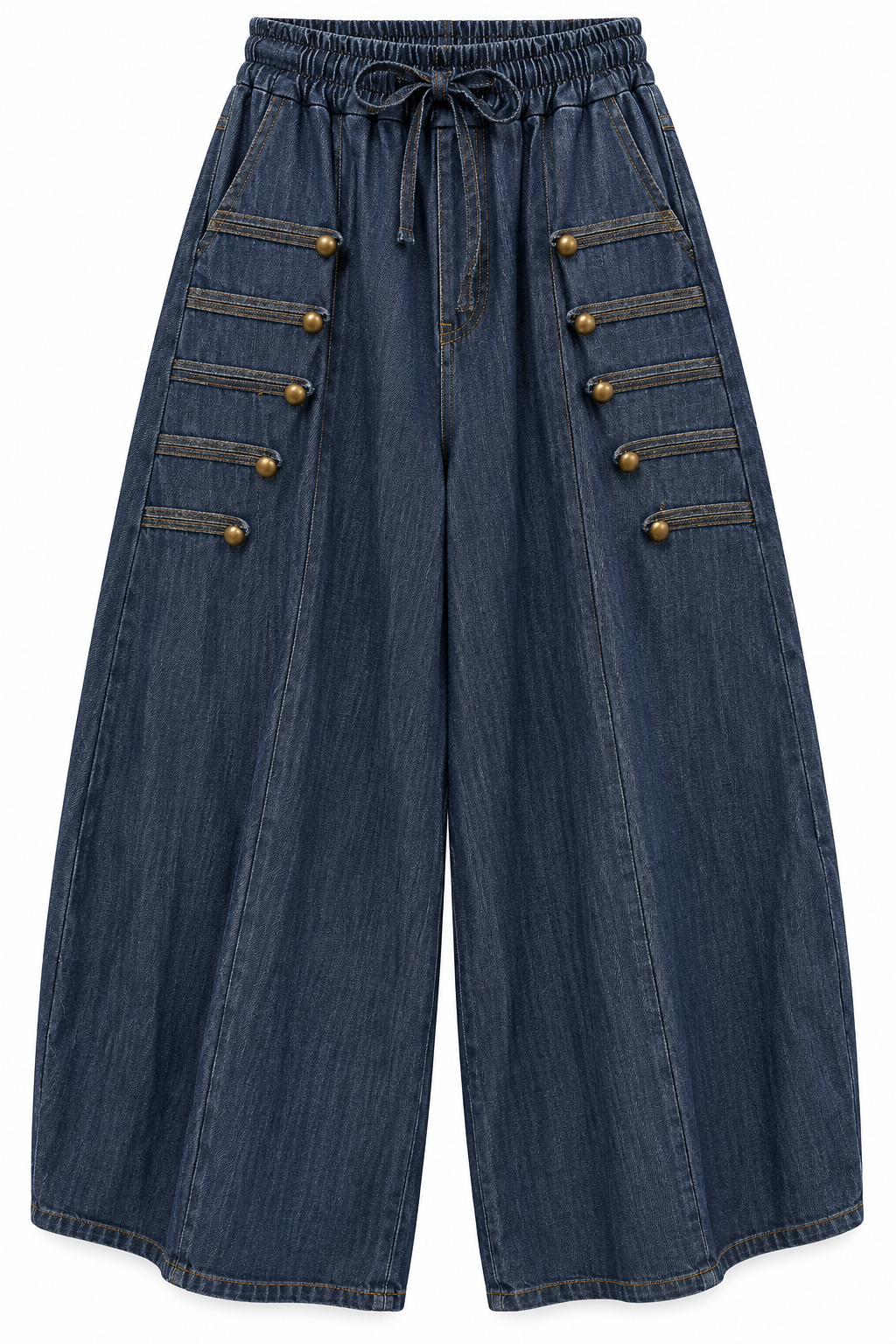 Italy Napoleon Denim WIDE LEG Pants