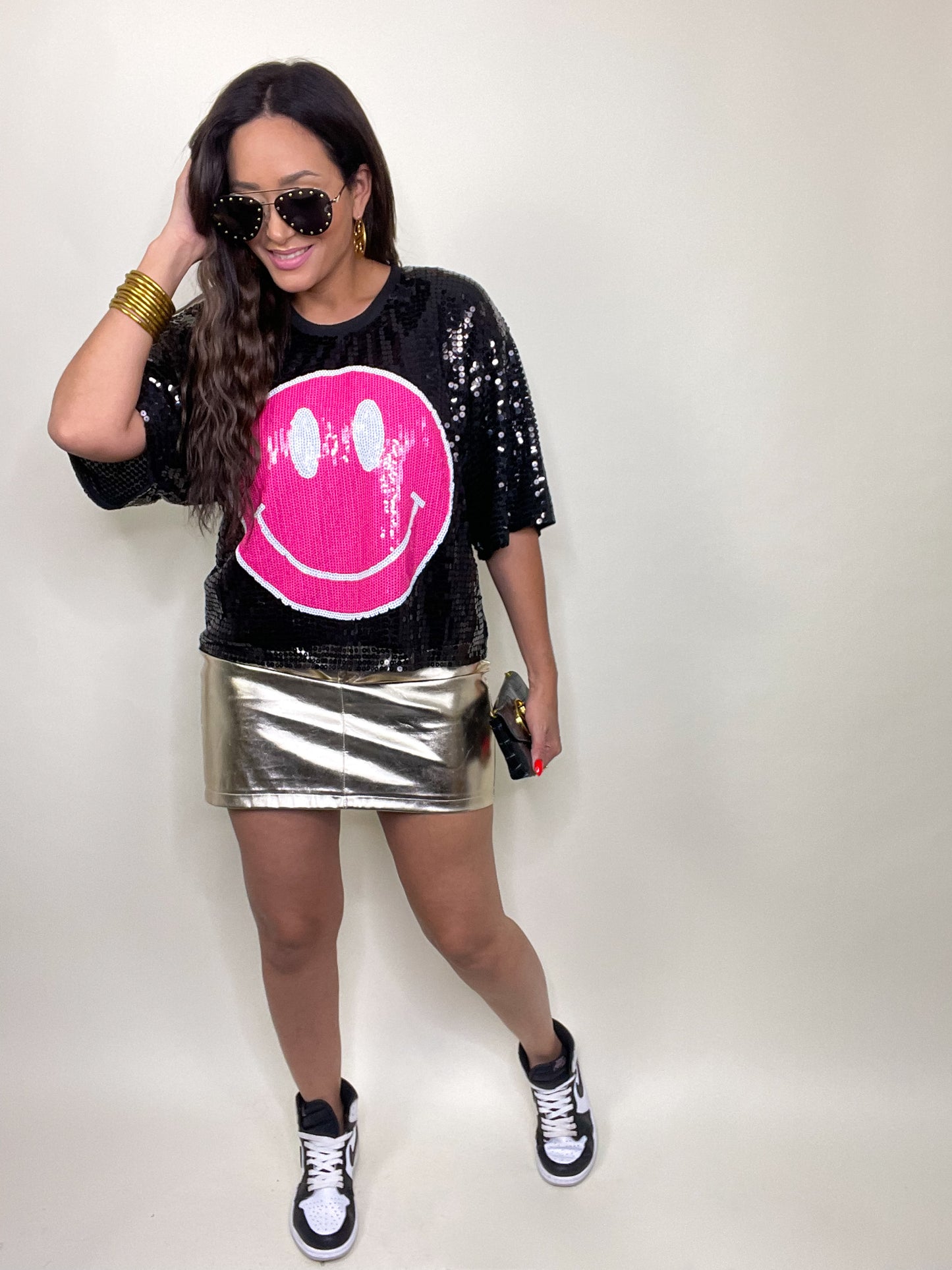 Gold Metallic Skirt