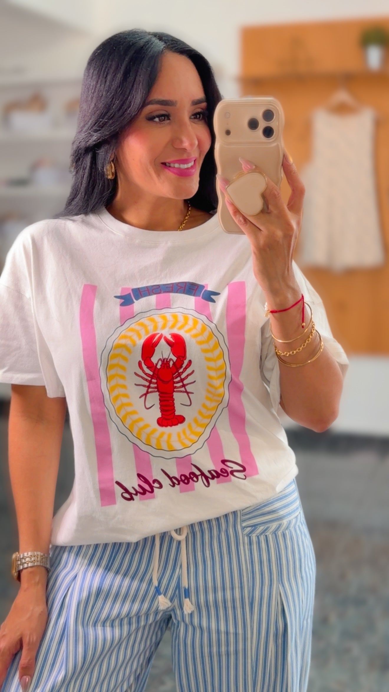 Ivory Fresh Lobster Shirt