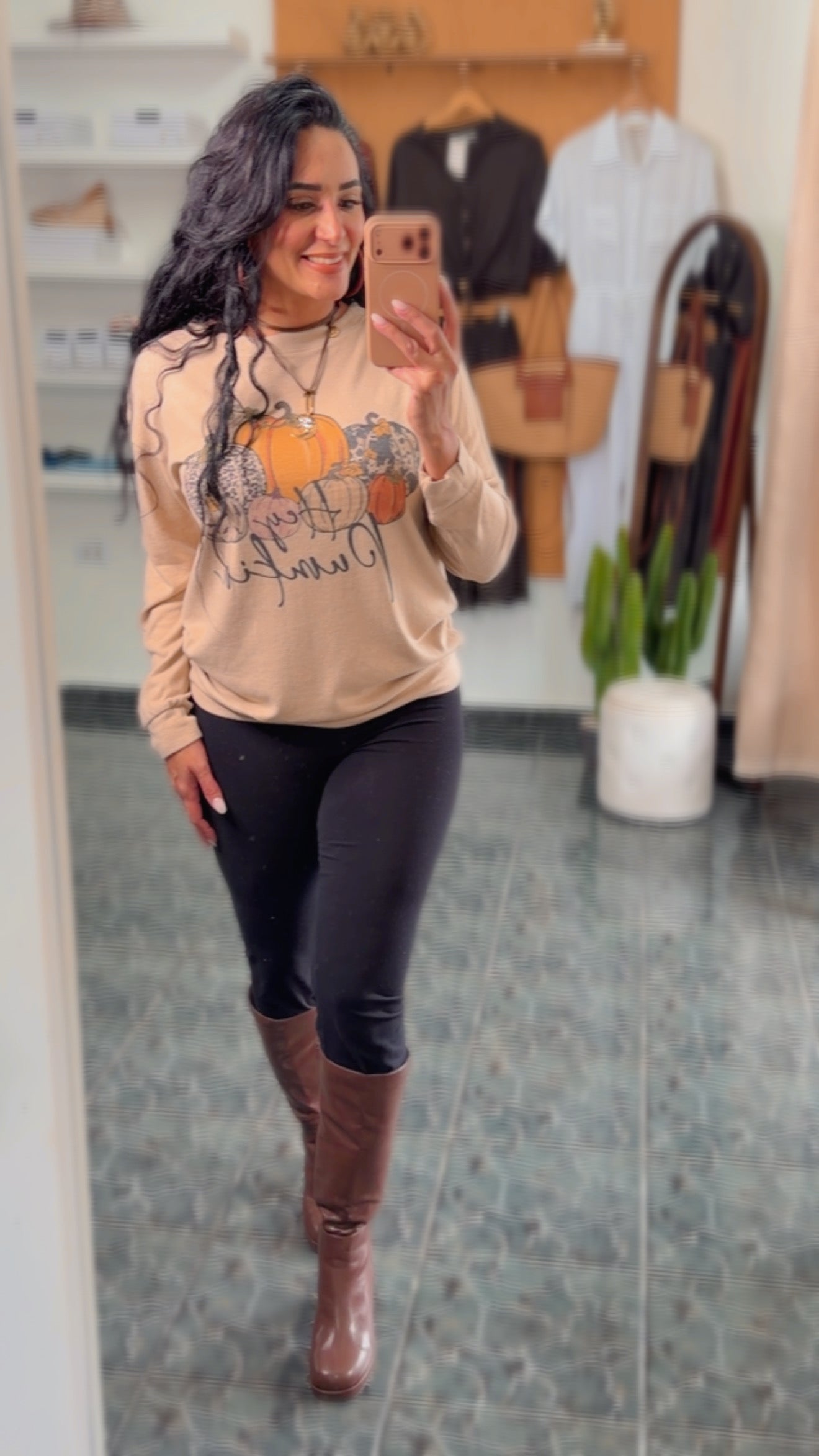 Fall Pumpkin Soft Sweatshirt