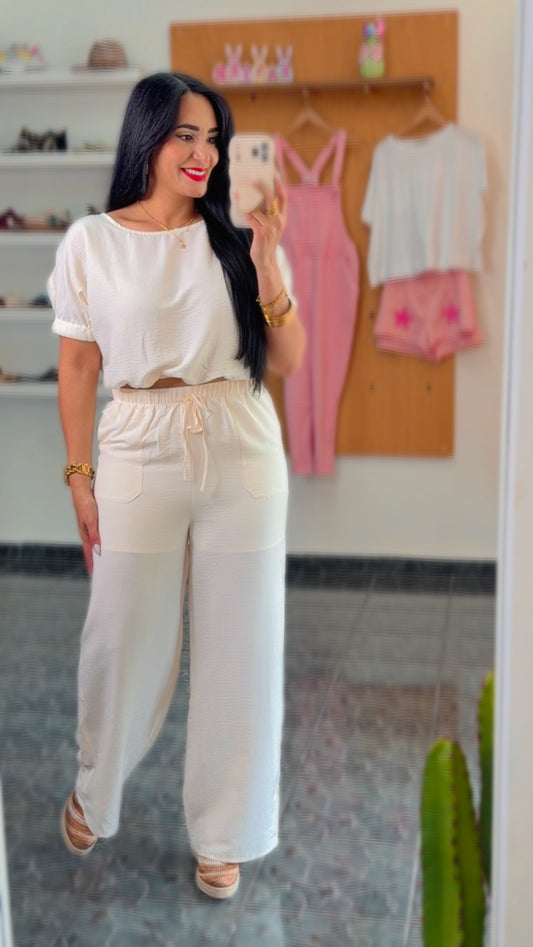 Off White Textured Drawing Set