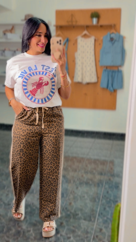 Mocha Leopard Pants