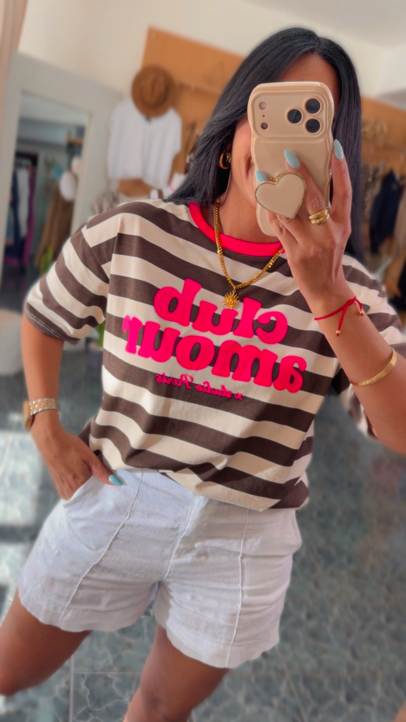 Italy Brown Club Amour Onesize Shirt