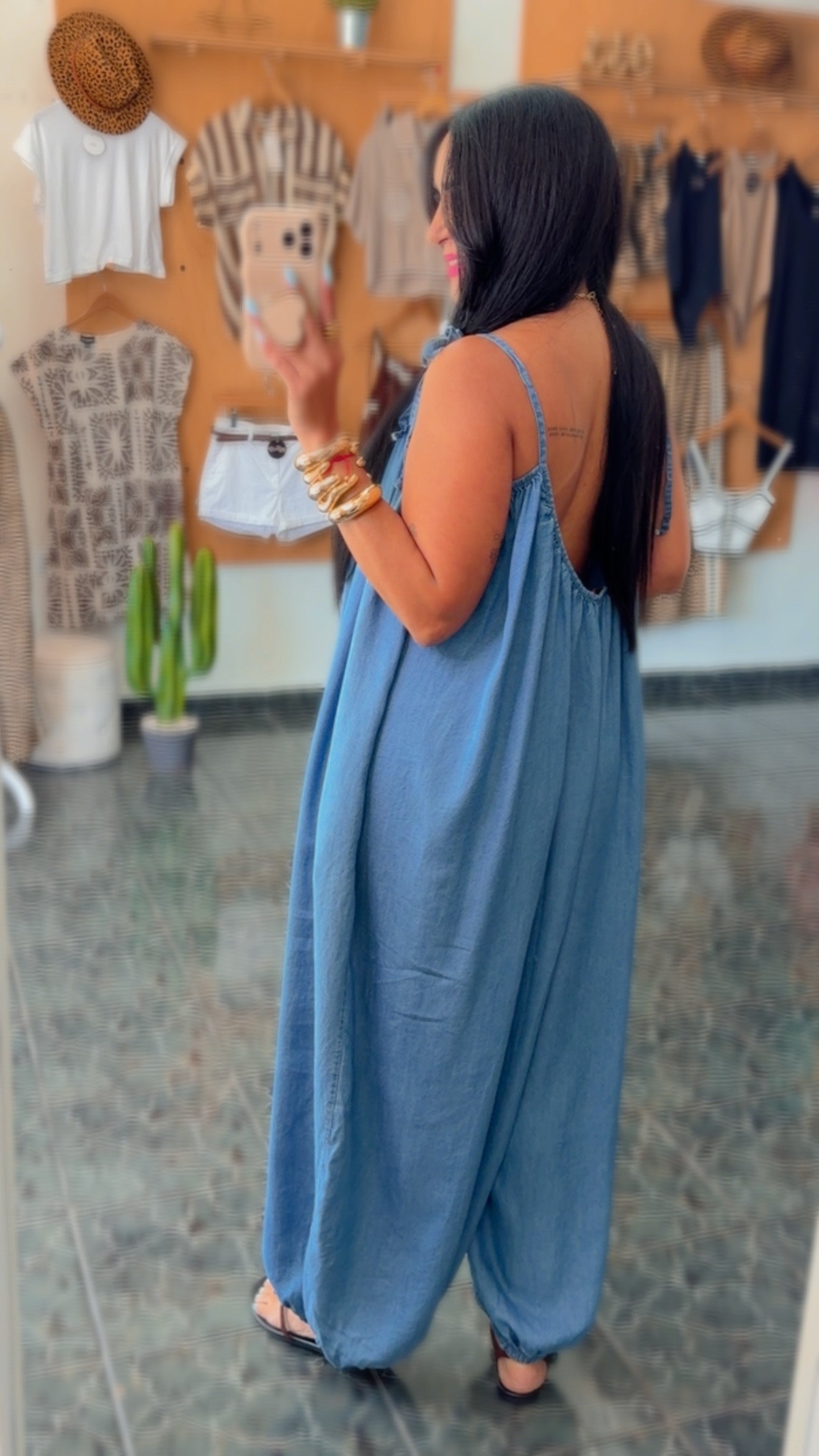 Italy Onesize Tencel Jumpsuit