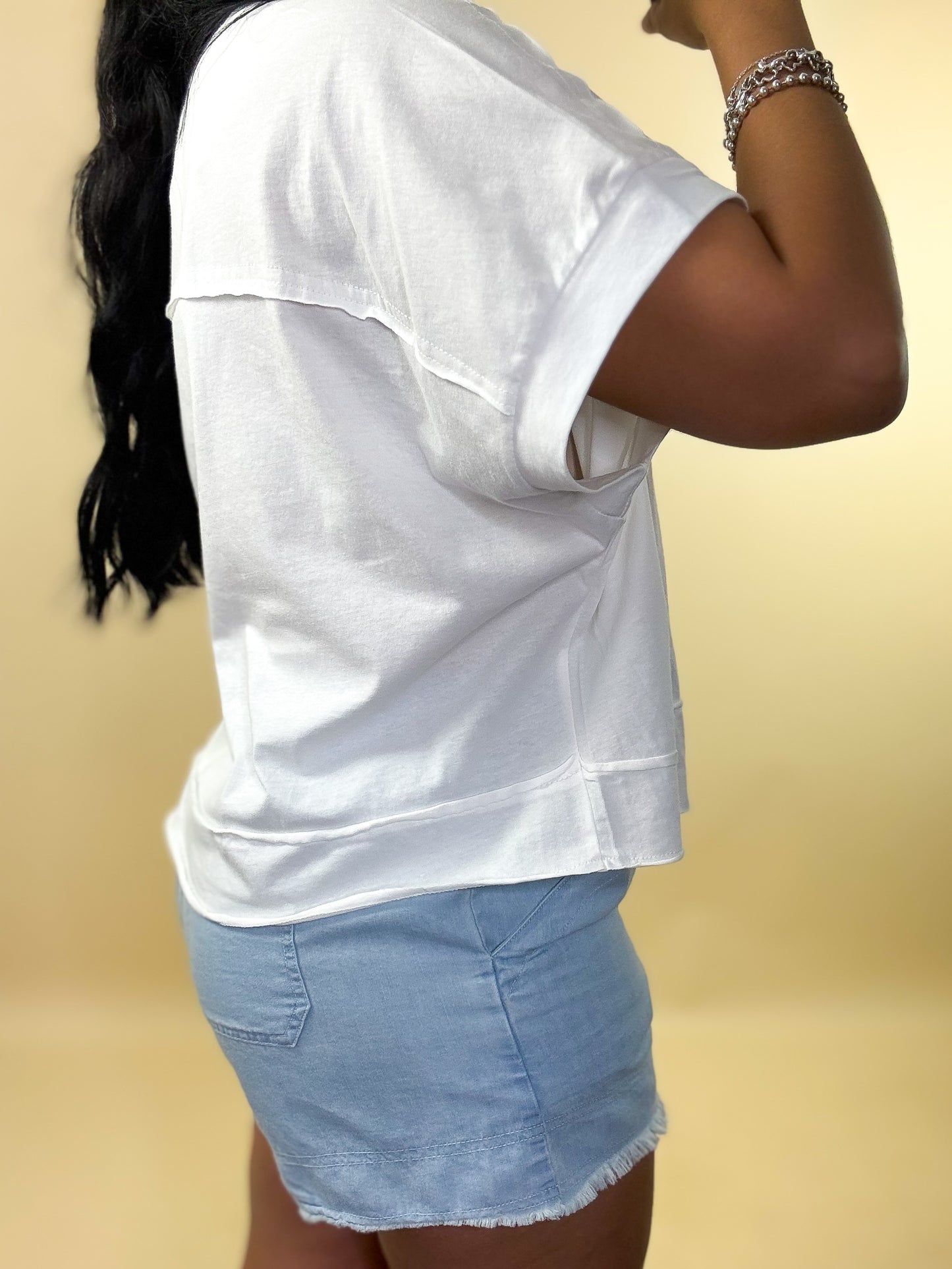 White Boyfriend Shirt