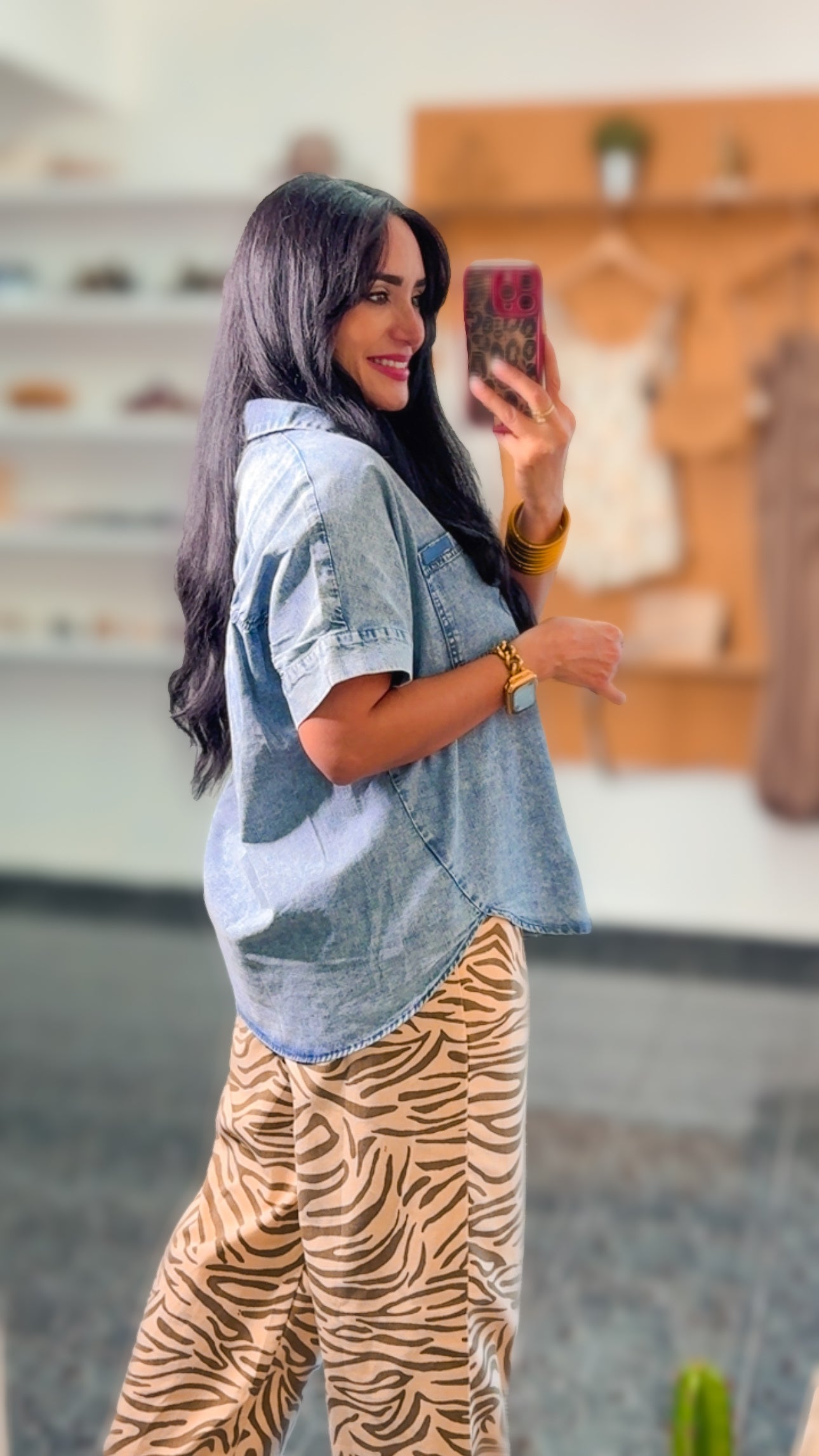 Medium Denim Oversized Shirt