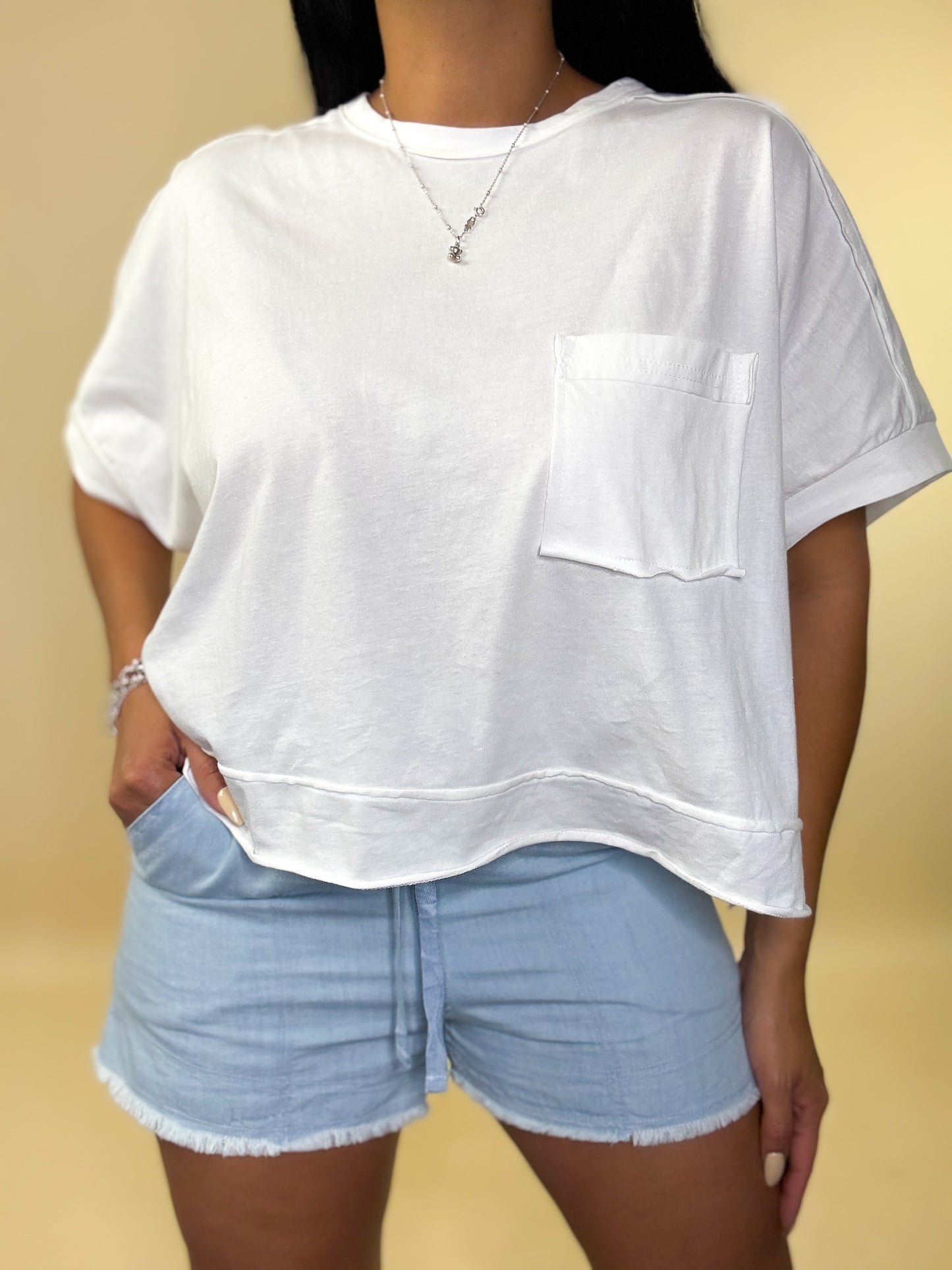 White Boyfriend Shirt