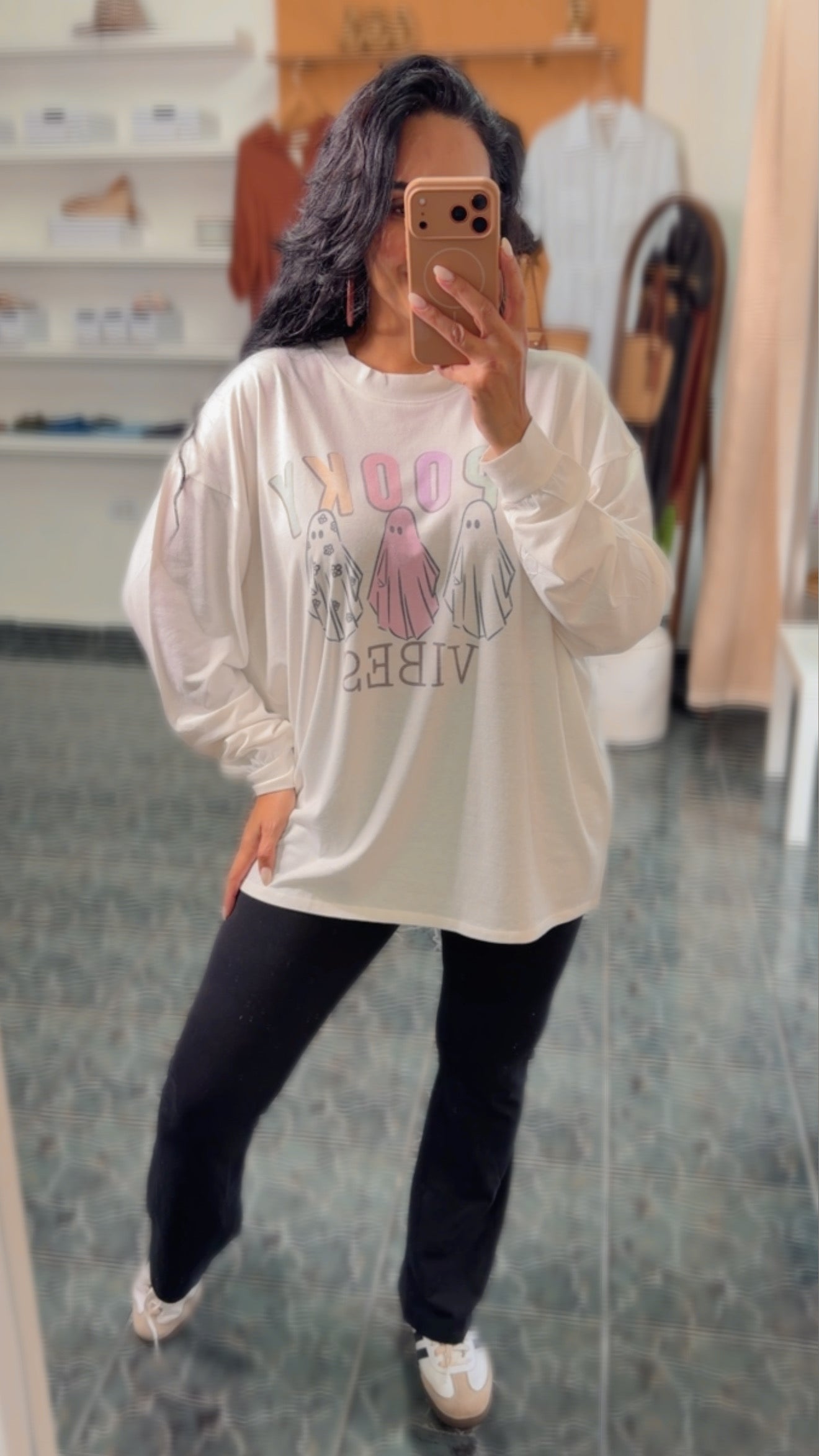 Spooky Vibes Oversized Sweatshirt