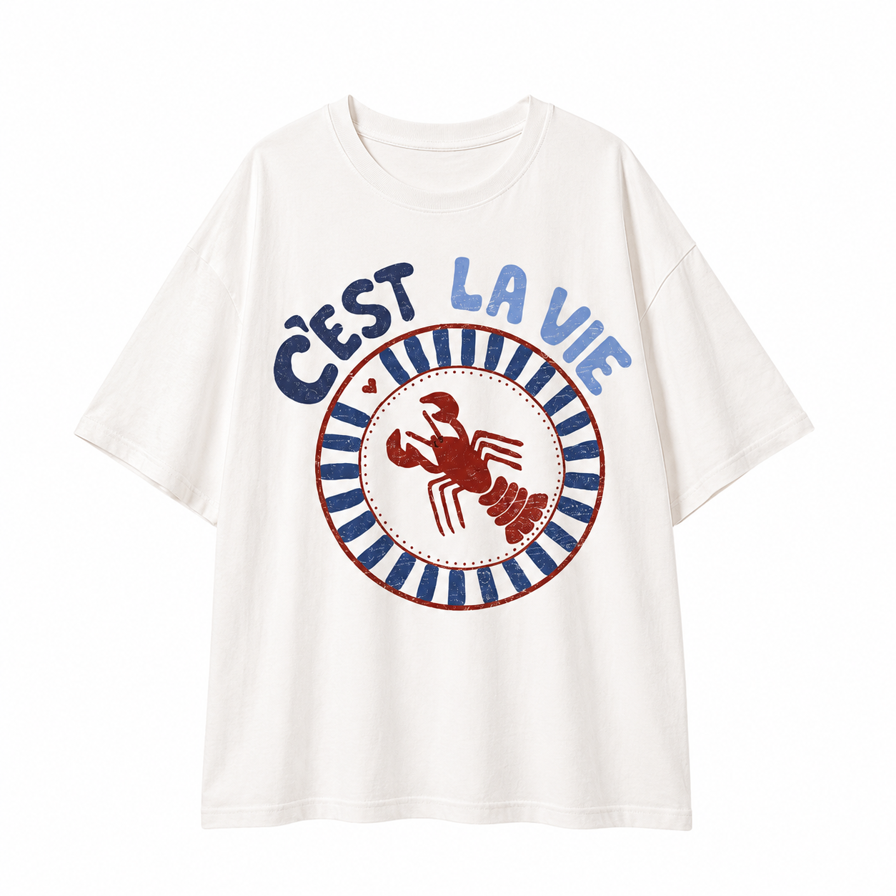 C’EST LA VIE OVERSIZED TEE