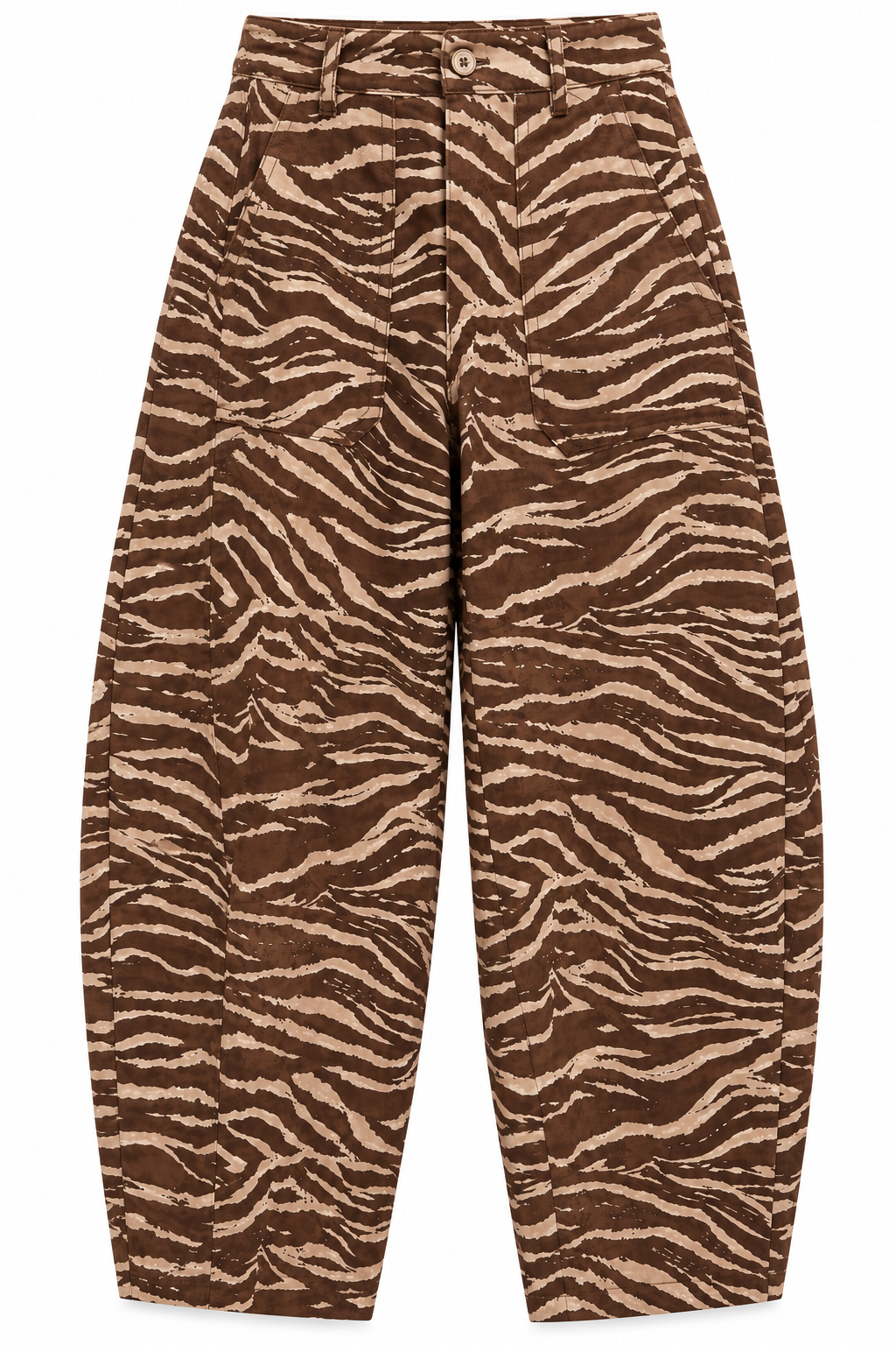 Italy Zebra Barrel Pants