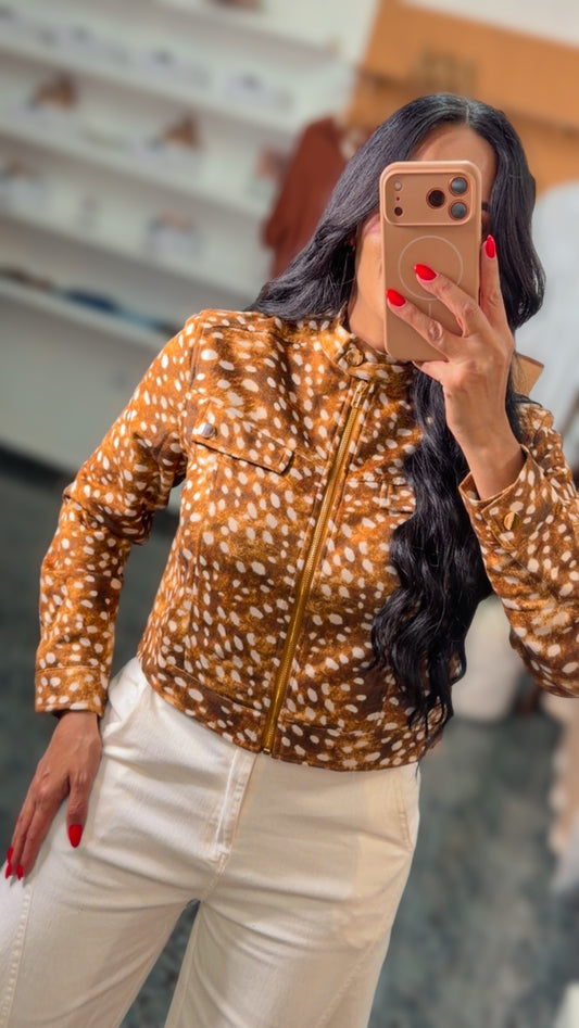 PRE ORDEN Deer Suede Jacket
