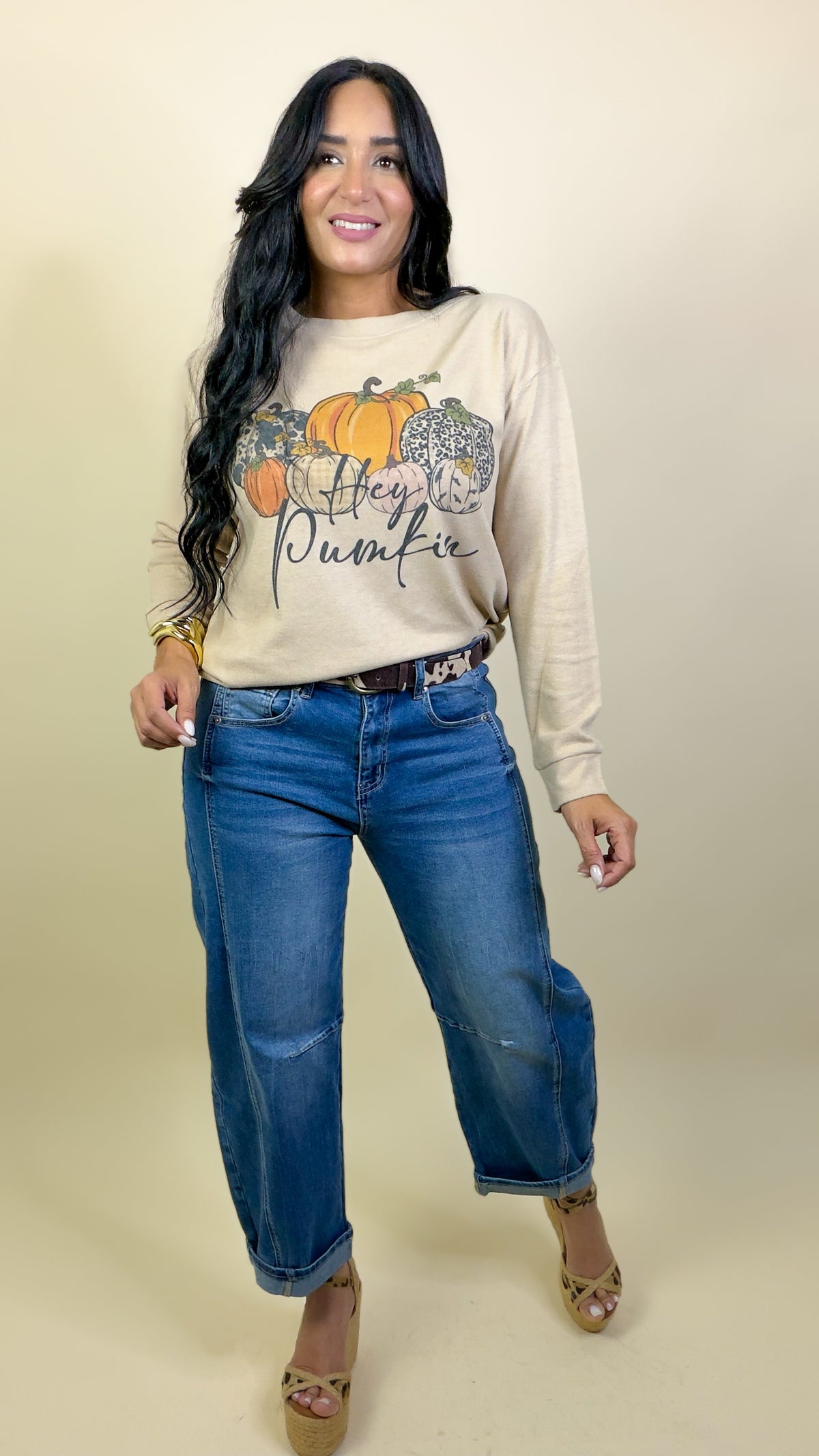 Fall Pumpkin Soft Sweatshirt