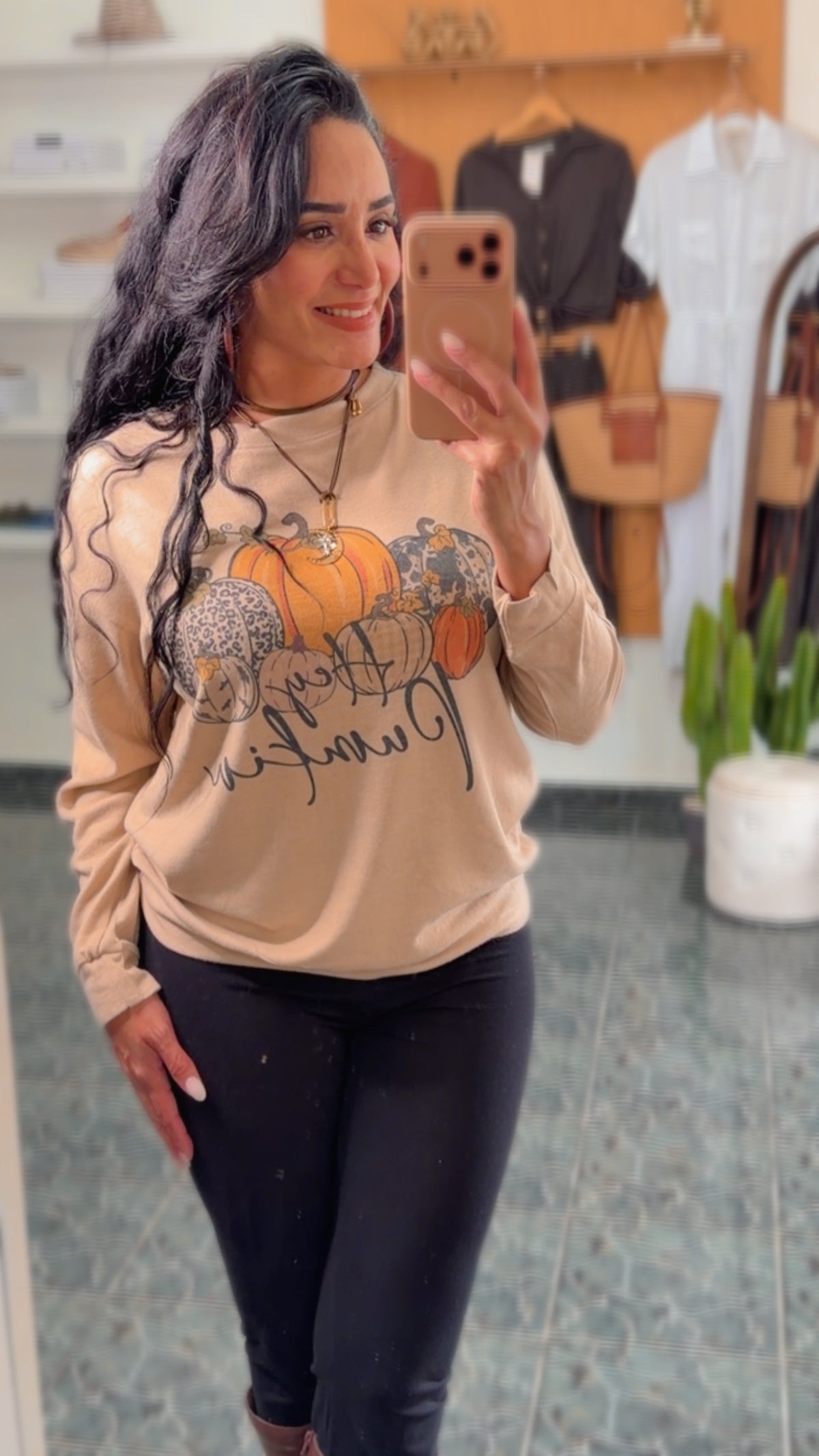 Fall Pumpkin Soft Sweatshirt
