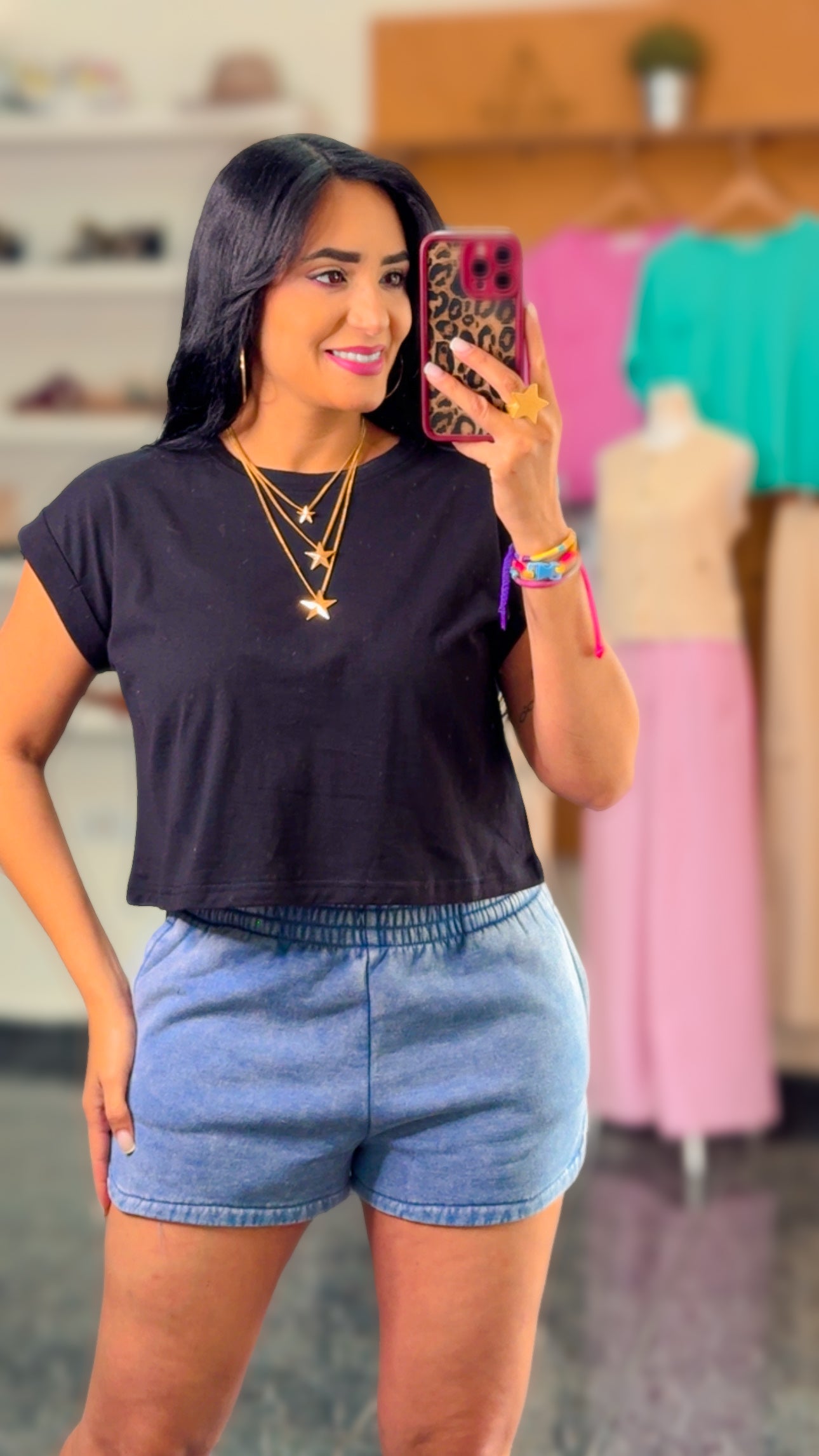 Cotton Folded Sleeved Tshits