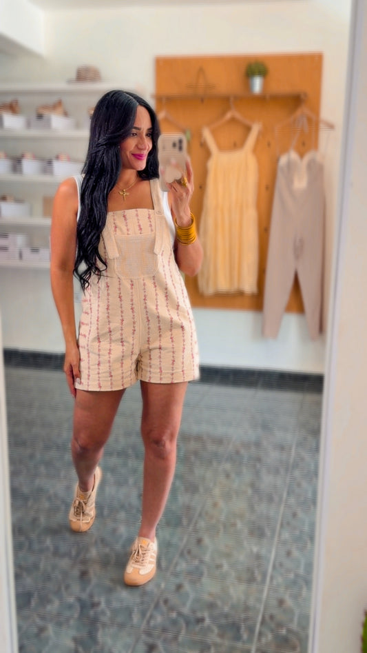 Floral Print Romper