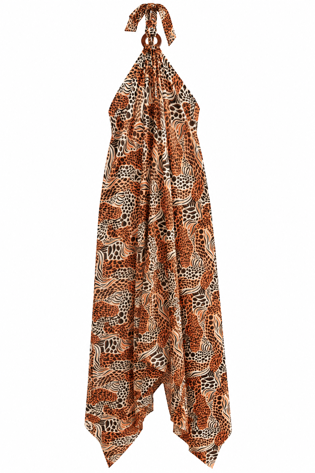 Wild Flame Halter Onesize Dress