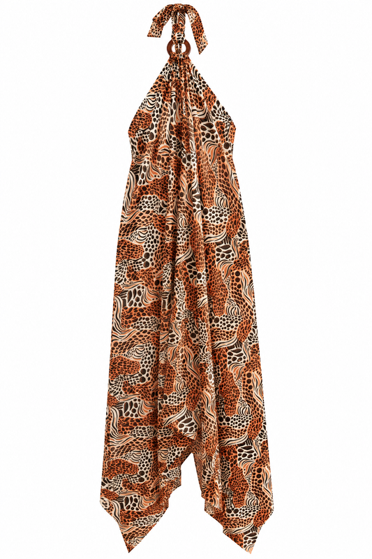 Wild Flame Halter Onesize Dress