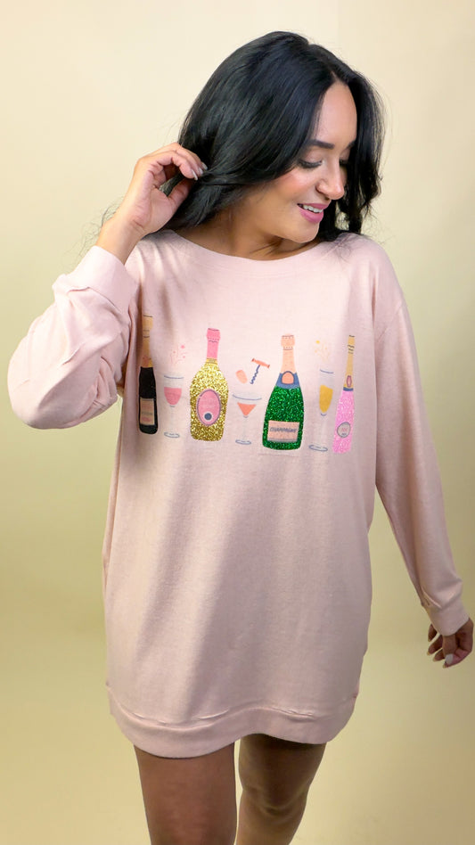 Champagne Sweater Dress