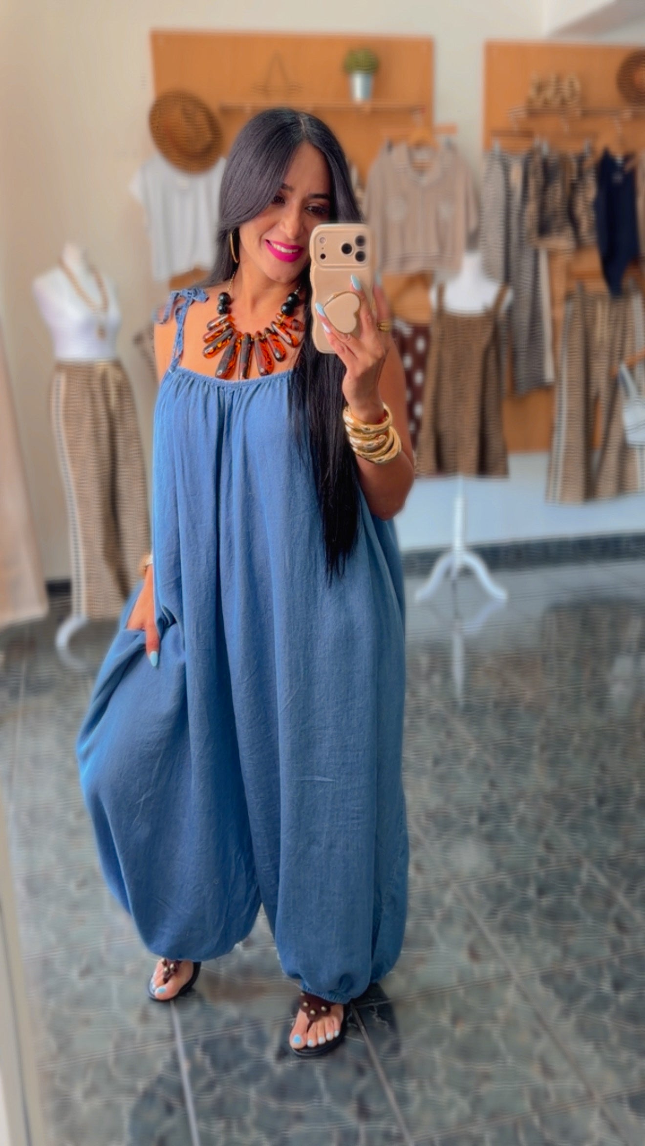 Italy Onesize Tencel Jumpsuit