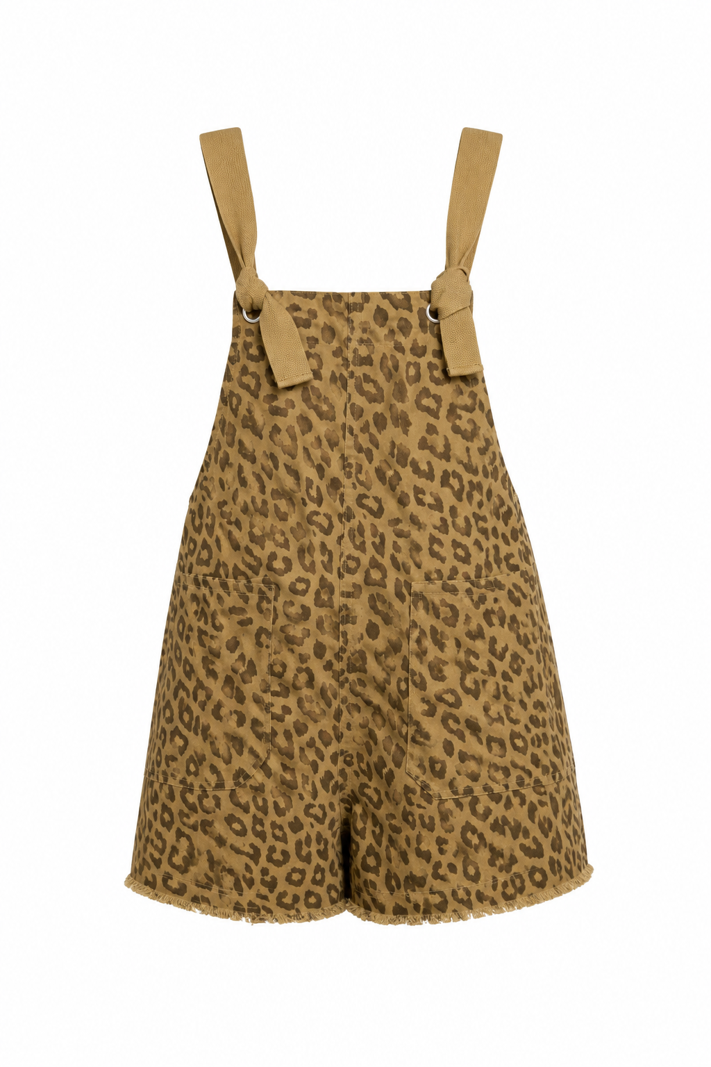 Brown Leopard Romper