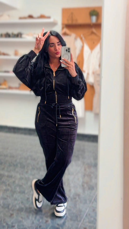 Black Velvet Set