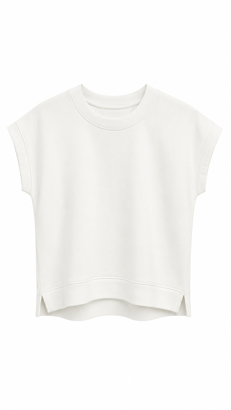 Ivory Scuba Pullover Top