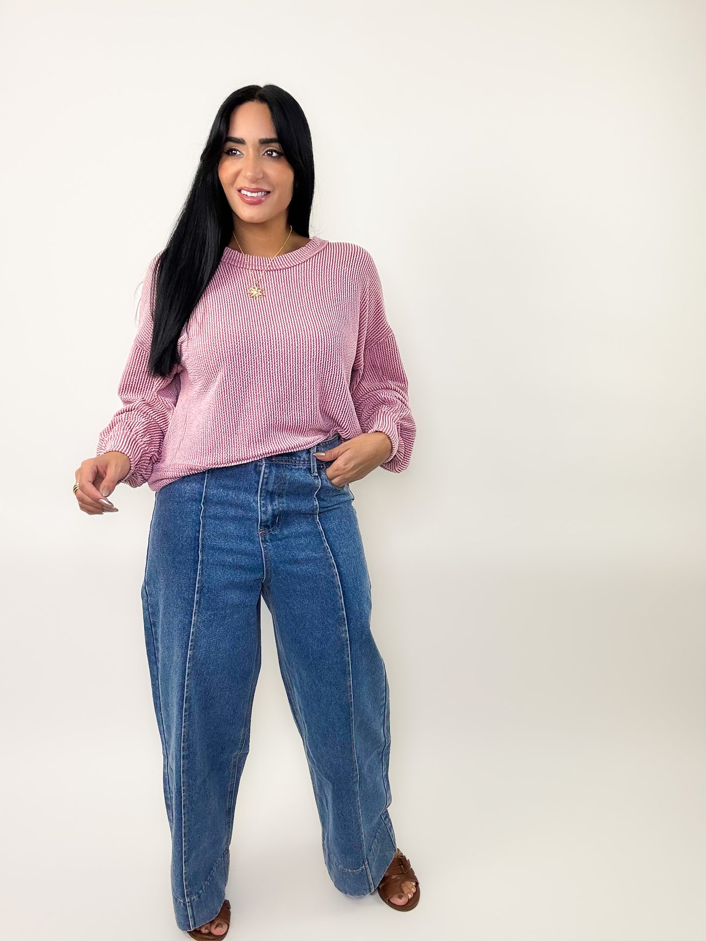 Wide Leg Denim Jean