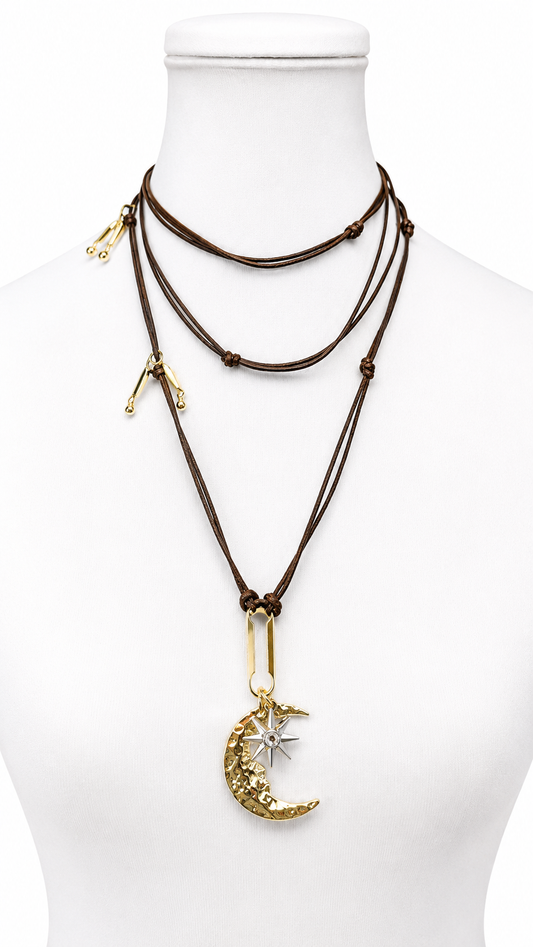Moon & Star Necklace