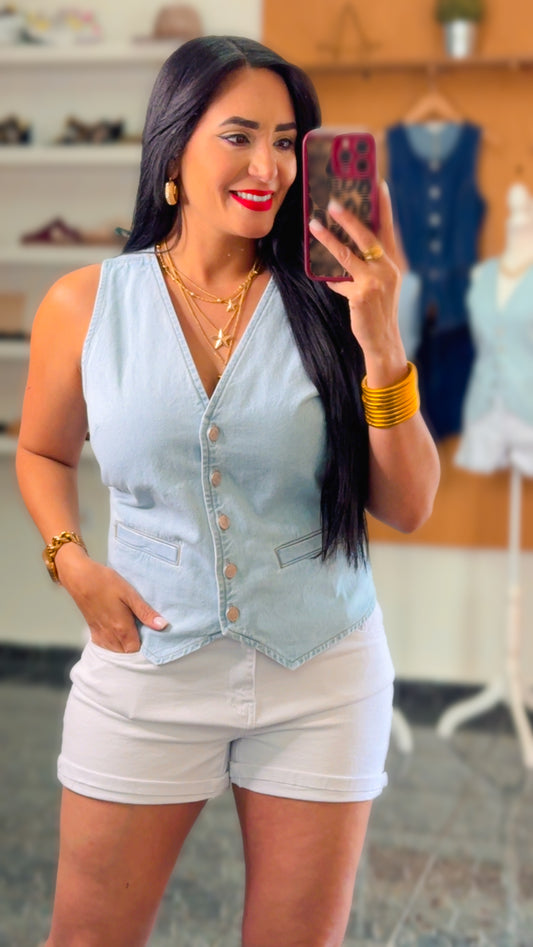 Light Denim Vest