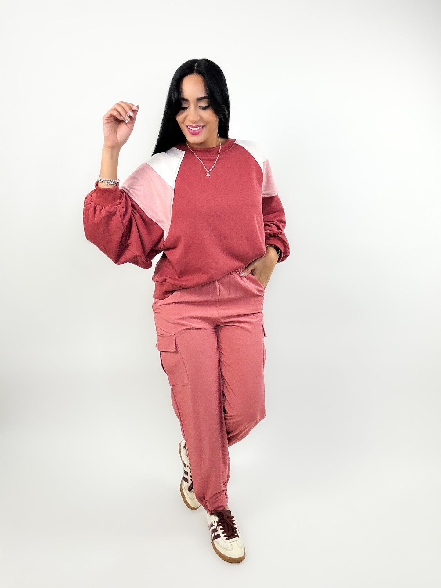 Blush High Waist Cargo Active Jogger