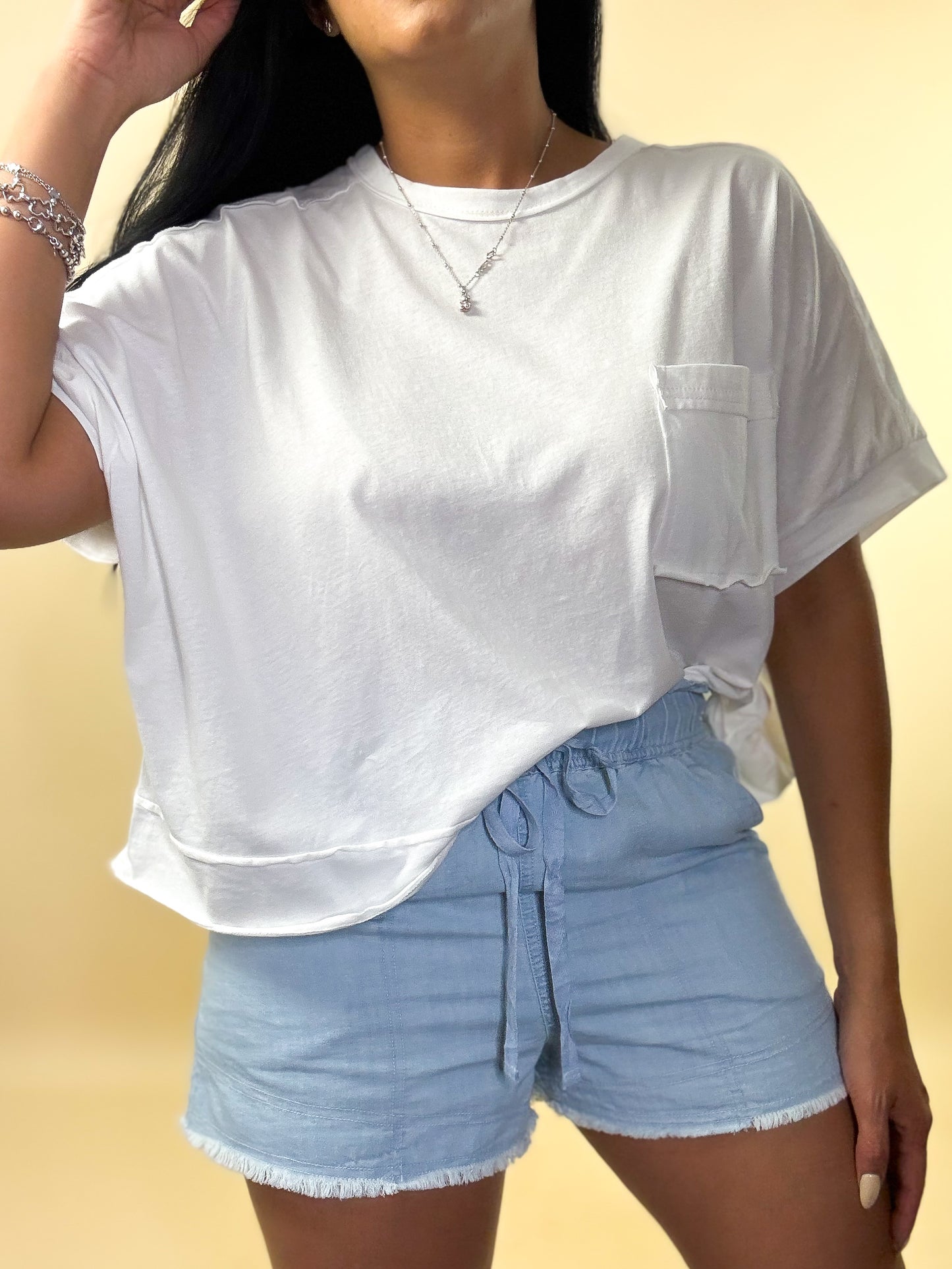 White Boyfriend Shirt