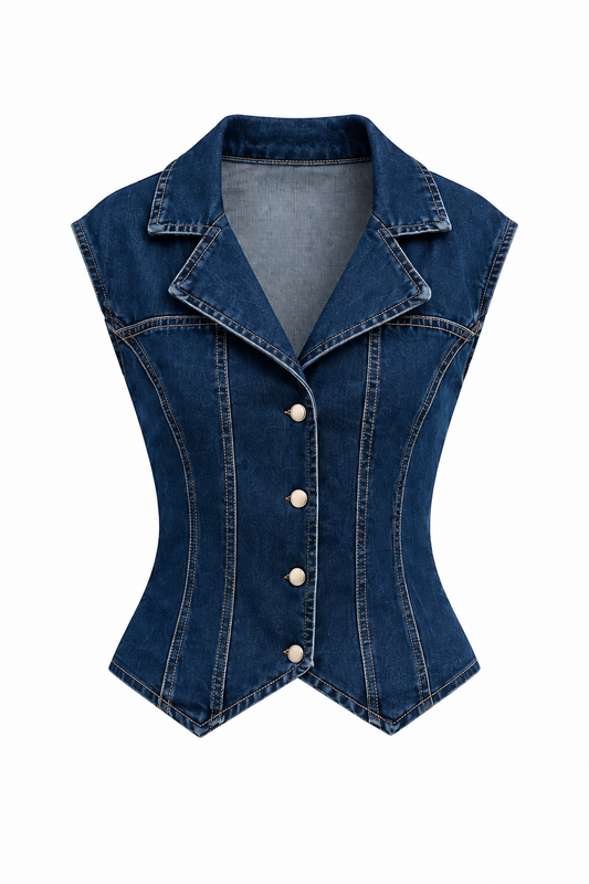 Denim Strechy Vest