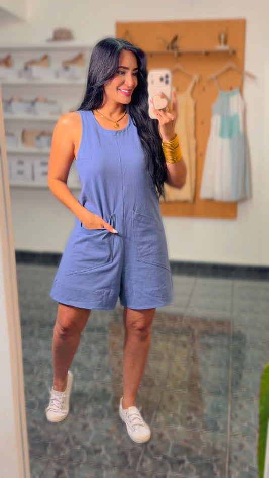 Relaxed Pocket Romper