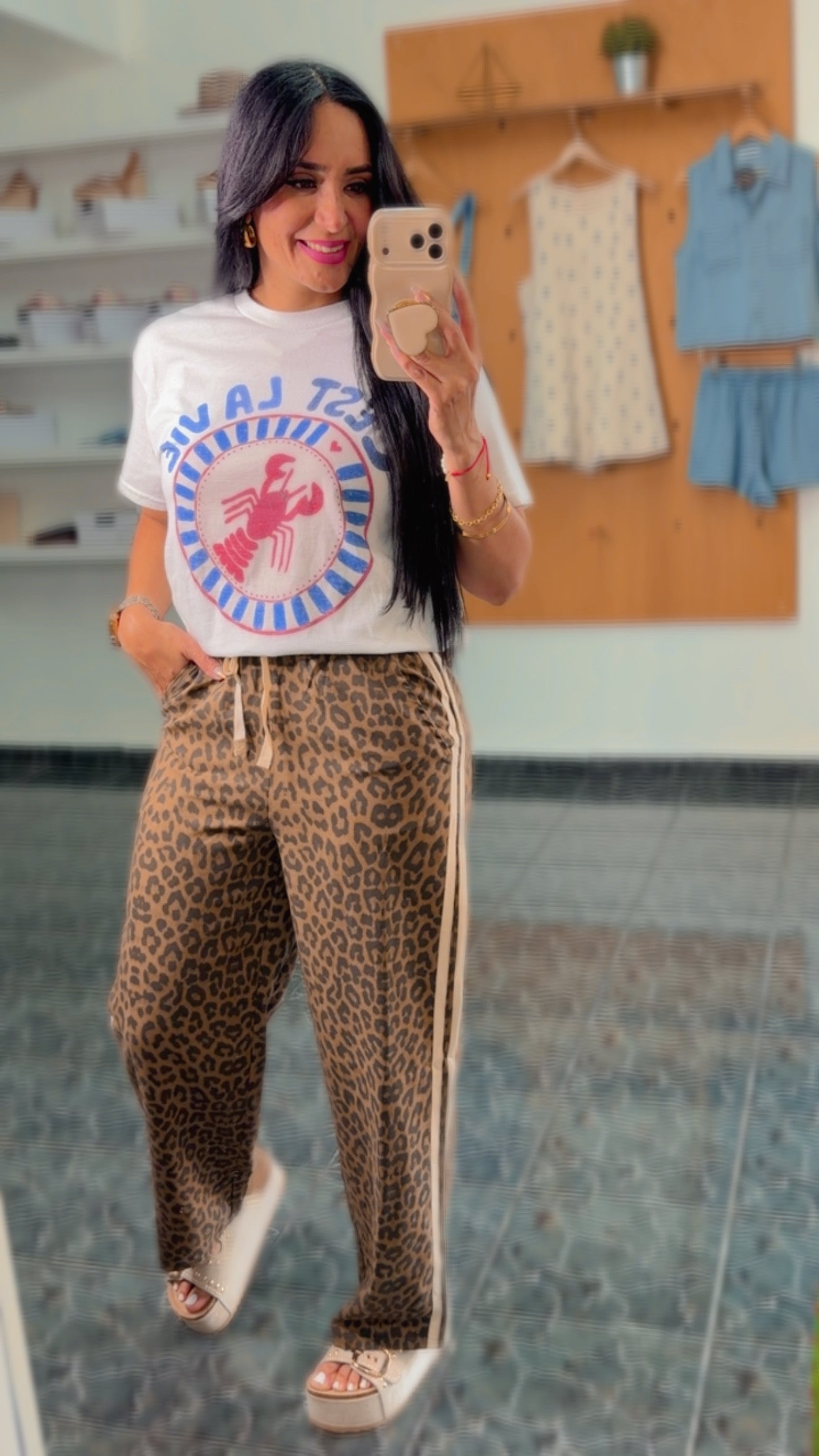 Mocha Leopard Pants
