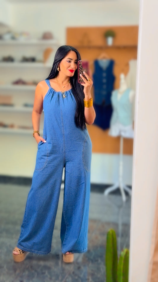 Lorena Denim Jumspuit