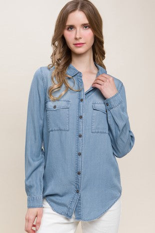 Chambray Denim Shirt