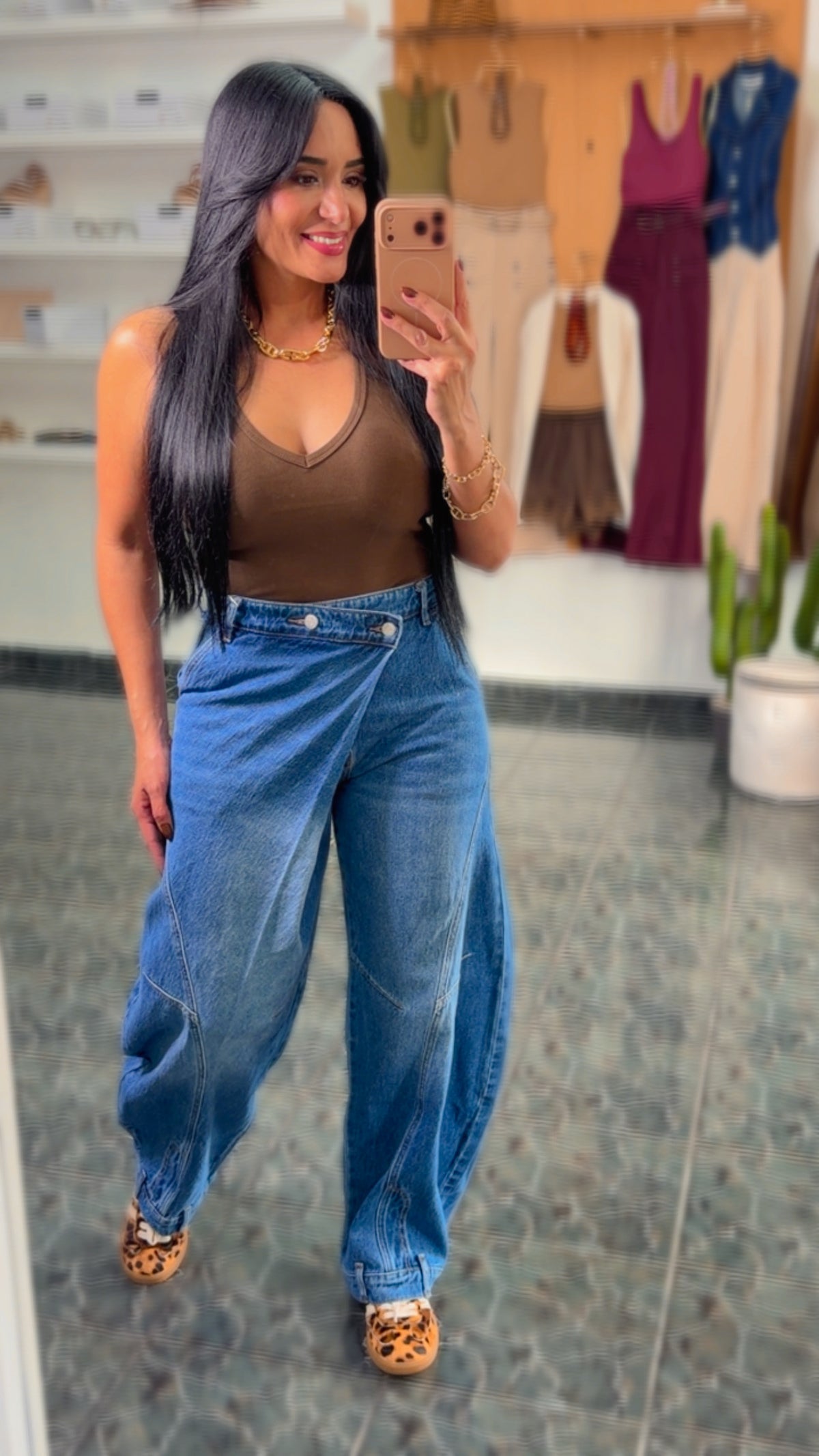 Sculpted Barrel Jeans