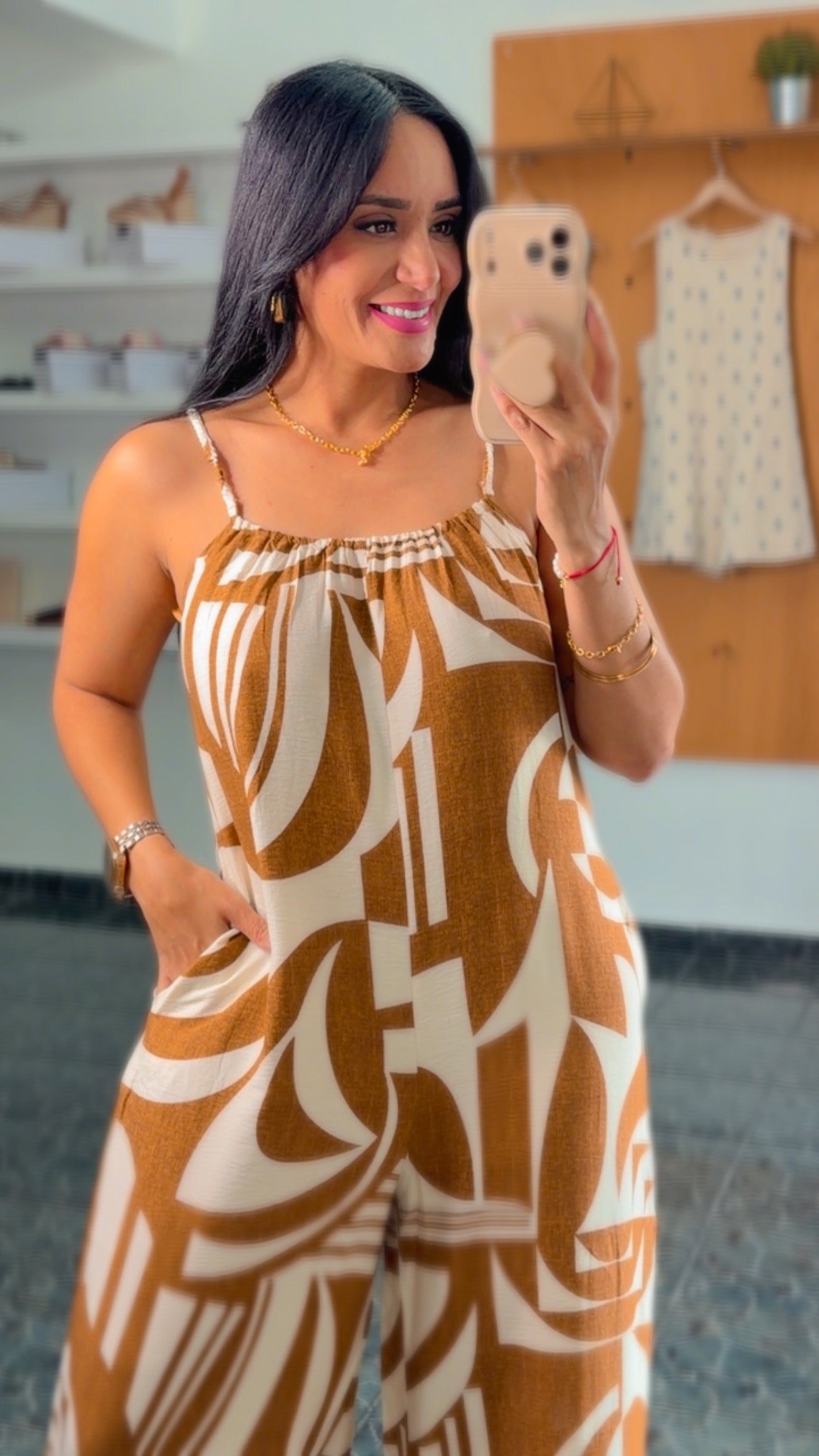 Mocha Mix Rayon Jumpsuit